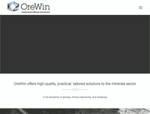 Tablet Screenshot of orewin.com